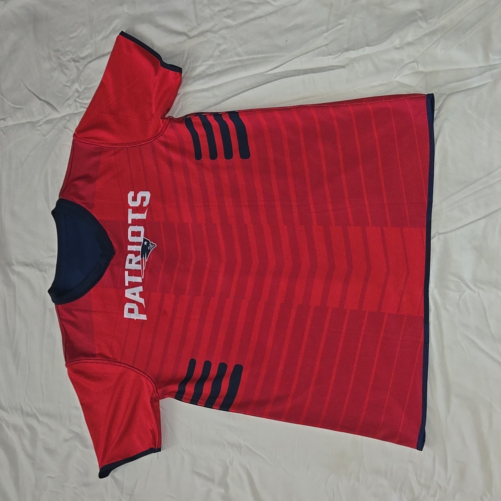 NFL Flag Football Patriots Reversible Jersey/Dry Fit Shirt Size Adult Medium